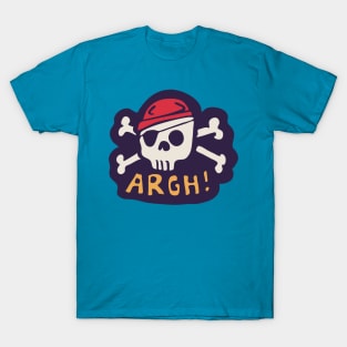 Pirate Skull Head ARGH! T-Shirt